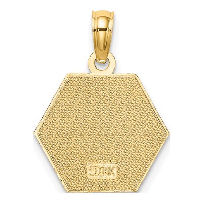 14K Yellow Gold Caduceus Medical Pendant – view 5
