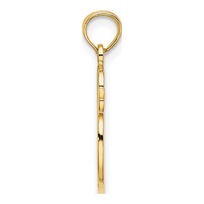 14K Yellow Gold Painters Palette Charm – view 3