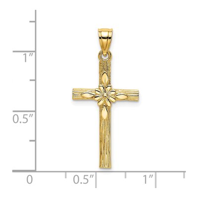 14K Yellow Gold Cross Pendant – view 4