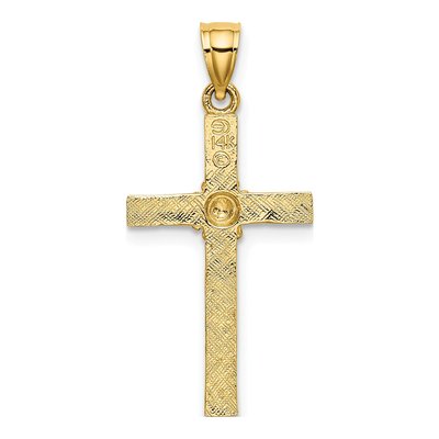14K Yellow Gold Cross Pendant – view 5