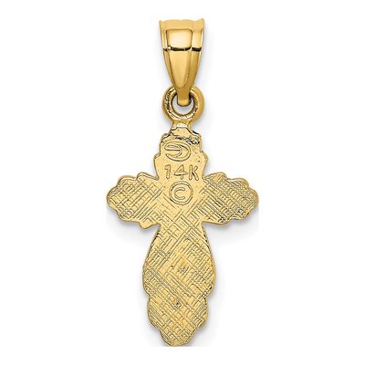 14K Yellow Gold Cross Pendant – view 5