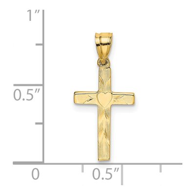 14K Yellow Gold Cross Pendant – view 4