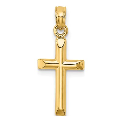14K Yellow Gold Cross Pendant
