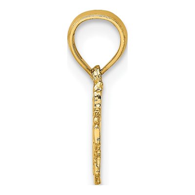 14K Yellow Gold Mini 4-Way Religious Medal Charm – view 3