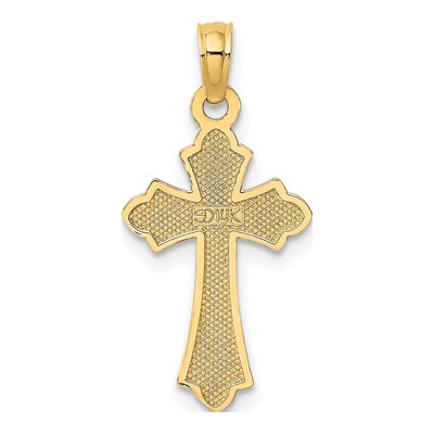 14K Yellow Gold Cross Pendant – view 5