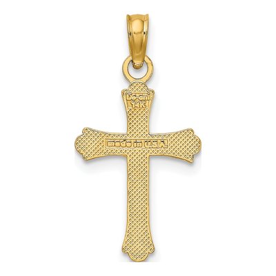 14K Yellow Gold Cross Pendant – view 5