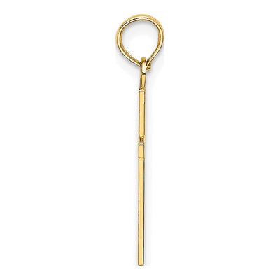 14K Yellow Gold Small Cross Charm – view 3