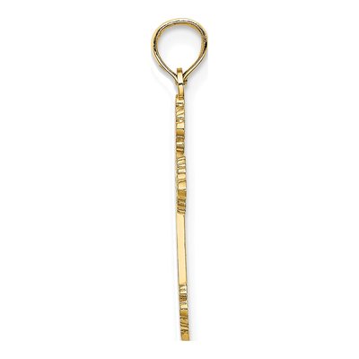 14K Yellow Gold Fancy Cross Pendant – view 3