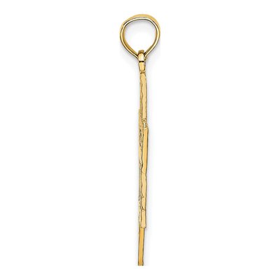 14K Yellow Gold Star of David Charm – view 3