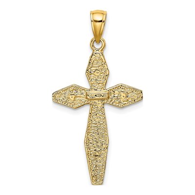 14K Yellow Gold Crucifix Pendant – view 5
