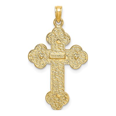 14K Yellow Gold Crucifix Charm – view 5