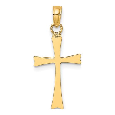 14K Yellow Gold Cross Pendant – view 5