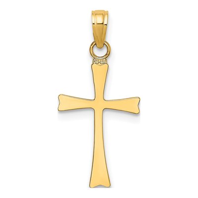 14K Yellow Gold Cross Pendant