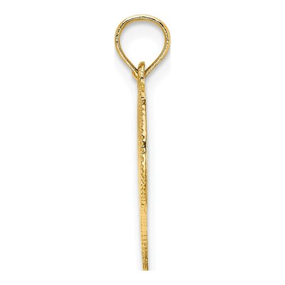 14K Yellow Gold Angel Heart Pendant – view 3