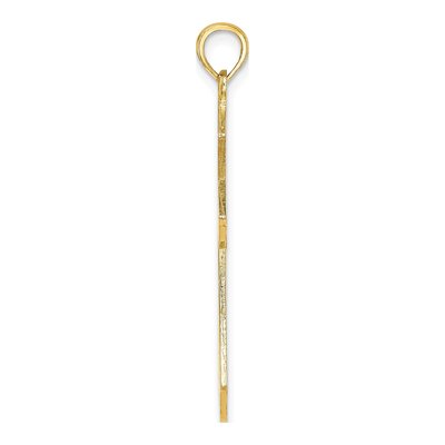 14K Yellow Gold Filigree Cross Pendant – view 3