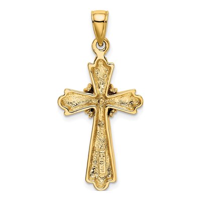14K Yellow Gold Center Cross Charm – view 5