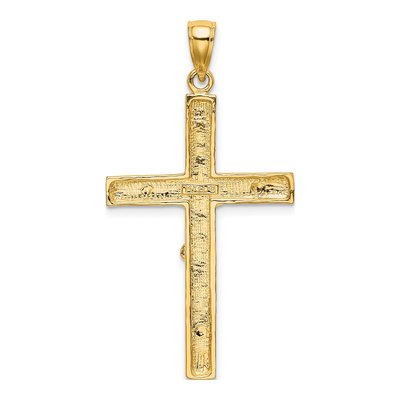 14K Yellow Gold Crucifix Pendant – view 5