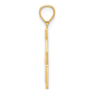 14K Yellow Gold Church Pendant – view 3