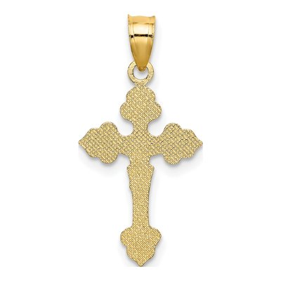 14K Yellow Gold Crucifix Charm – view 5