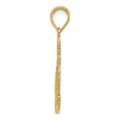 14K Yellow Gold Pineapple Bahamas Charm – view 3