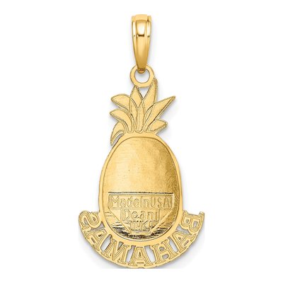 14K Yellow Gold Pineapple Bahamas Charm – view 4