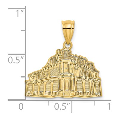 14K Yellow Gold Queen Victoria Cape May Charm – view 5