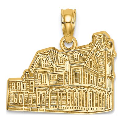 14K Yellow Gold Cape May NJ Pendant
