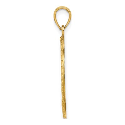 14K Yellow Gold Boston Town Scene Round Charm – view 3