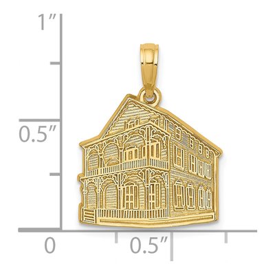 14K Yellow Gold Cape May NJ Charm – view 4