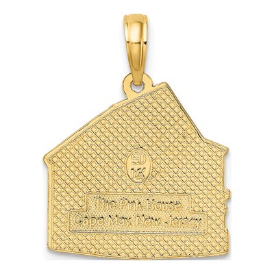 14K Yellow Gold Cape May NJ Charm – view 5