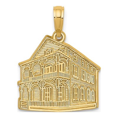 14K Yellow Gold Cape May NJ Charm