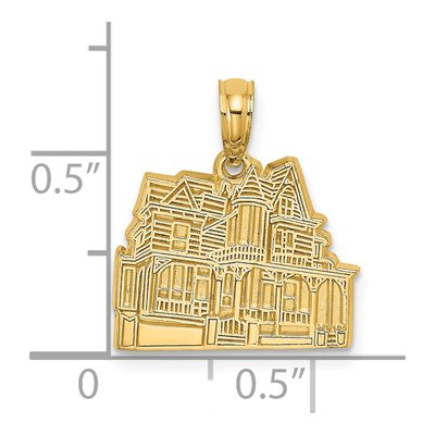 14K Yellow Gold Dr Henry Hunt House Charm – view 4
