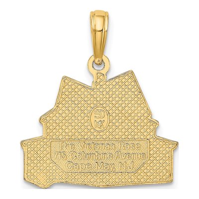 14K Yellow Gold Victorian Cape May NJ Charm – view 5