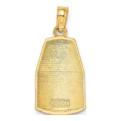 14K Yellow Gold Small Miles to Cuba Key West Charm – view 4