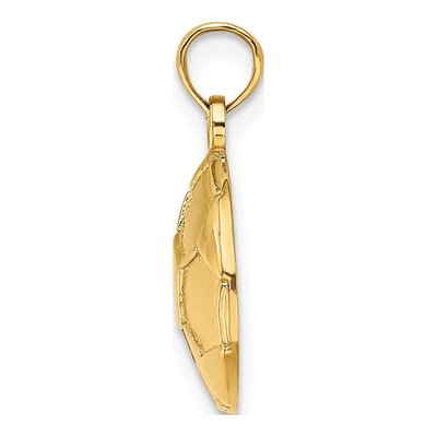 14K Yellow Gold Soccer Ball Charm – view 3