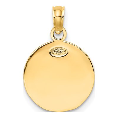 14K Yellow Gold Soccer Ball Charm – view 5
