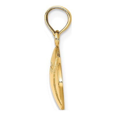 14K Yellow Gold Football Charm – view 3