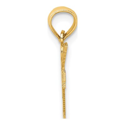 14K Yellow Gold Golf Club Ball Charm – view 3