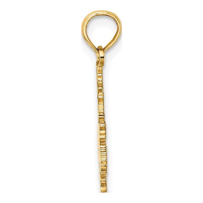14K Yellow Gold Antigua Map Pendant – view 3