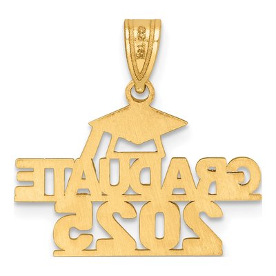 14K Yellow Gold Graduate Pendant – view 4