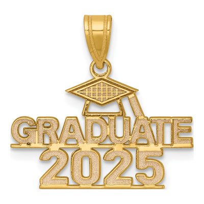 14K Yellow Gold Graduate Pendant