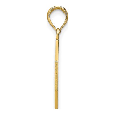 14K Yellow Gold Stop Sign Pendant – view 3