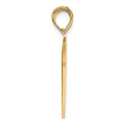14K Yellow Gold Best Friends Break-Apart Heart Charm – view 3