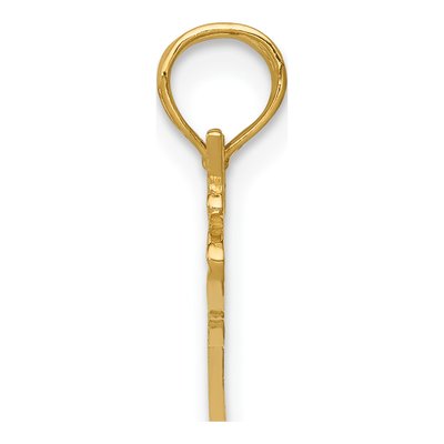 14K Yellow Gold Cessna Airplane Pendant – view 3