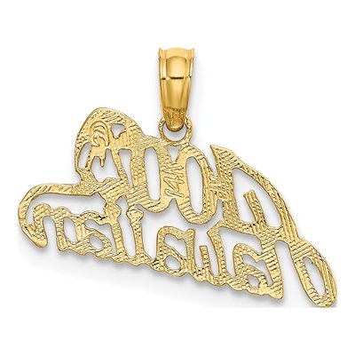 14K Yellow Gold Hawaiian Pendant – view 5