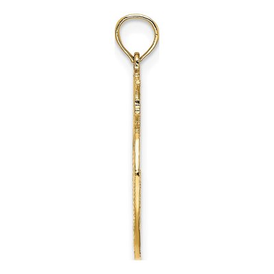 14K Yellow Gold NY Skyline Apple Charm – view 3