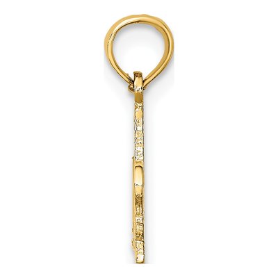 14K Yellow Gold Dispatcher Number 1 Pendant – view 3
