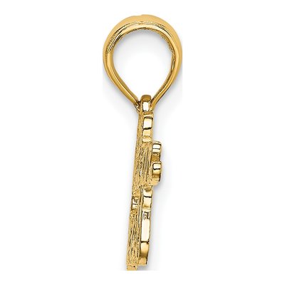14K Yellow Gold Puerto Rican Princess Charm – view 3