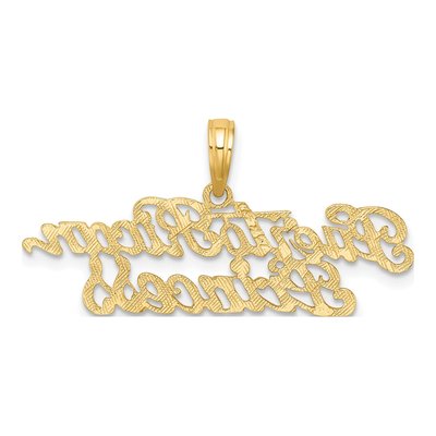 14K Yellow Gold Puerto Rican Princess Charm – view 5