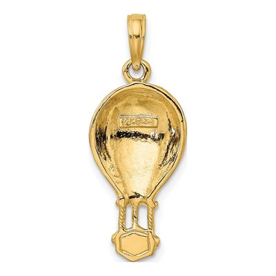 14K Yellow Gold Hot Air Balloon Pendant – view 5